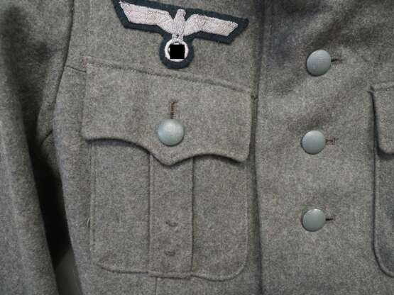 Wehrmacht: Feldbluse für einen Leutnant im Panzerregiment 25. - фото 3