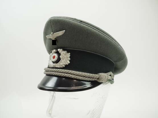 Wehrmacht: Schirmmütze für Offiziere der Nachschubtruppe. - Foto 1