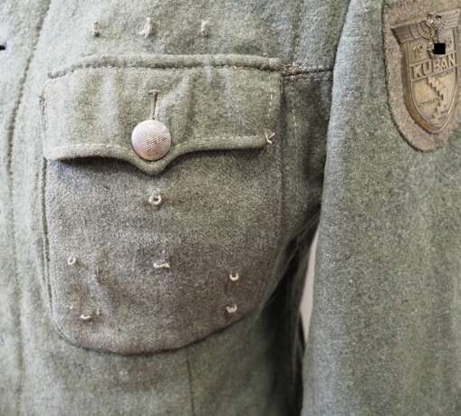 Wehrmacht: Feldbluse für einen Unteroffizier und Kuban-Veteranen - Kammerstück. - photo 3