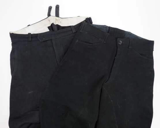 3. Reich: Schwarze Breeches Hose - 2 Exemplare. - photo 1