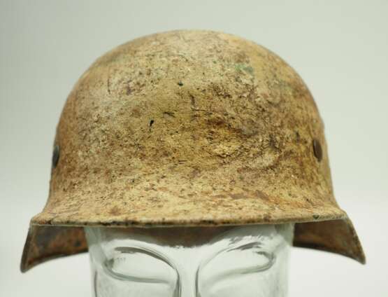 Wehrmacht: Stahlhelm M40 Wintertarnung. - Foto 2