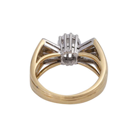 Ring mit zentralem Brillant ca. 1,08 ct, - фото 4