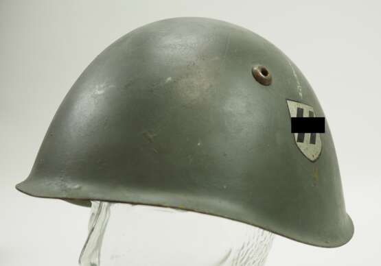 Waffen-SS: Italienischer Stahlhelm. - Foto 1