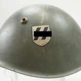 Waffen-SS: Italienischer Stahlhelm. - Foto 3