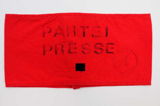 NSDAP: Armbinde "Partei Presse". - photo 1