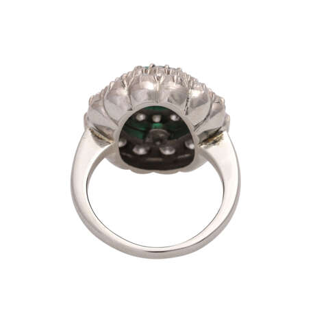 Ring mit Smaragd, ca. 0,75 ct, - Foto 4