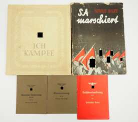 NSDAP: Lot Literatur - 5 Exemplare.