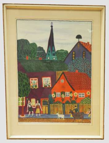 Odenthal, Eduard (1929-2006): Bayerische Straßenansicht. - photo 2