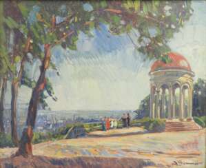 Sommer, Alice (1898-1982): Neroberg Tempel in Wiesbaden.