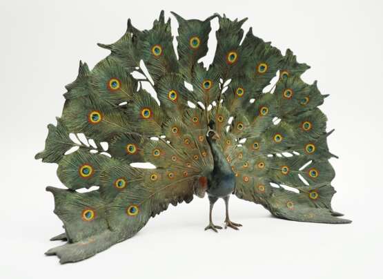 Wiener Bronze: Pfau. - photo 1