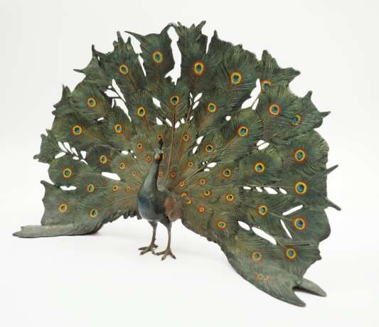 Wiener Bronze: Pfau. - photo 2