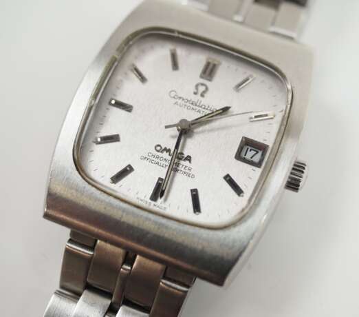 Omega: Armbanduhr Constellation Chronometer Stahl Tank Vintage Automatic. - photo 2