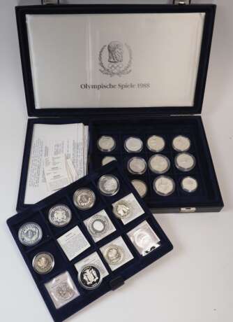 Olympische Spiele 1988 - SILBER Medaillen Set. - photo 1