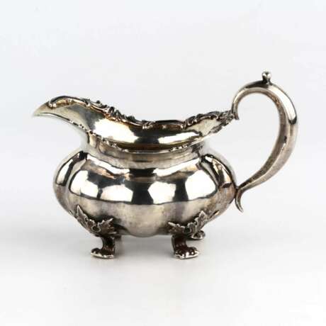 Russian silver creamer. Gilding Neo-baroque Mid-19th century - photo 1