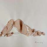 Serhiy Reznichenko Watercolor Nude Sketch 21st Century Paper 21th century - photo 1