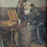 Russian School 18th Century: Man Combing His Hair Oil on Canvas oil painting realism 18th century - photo 2