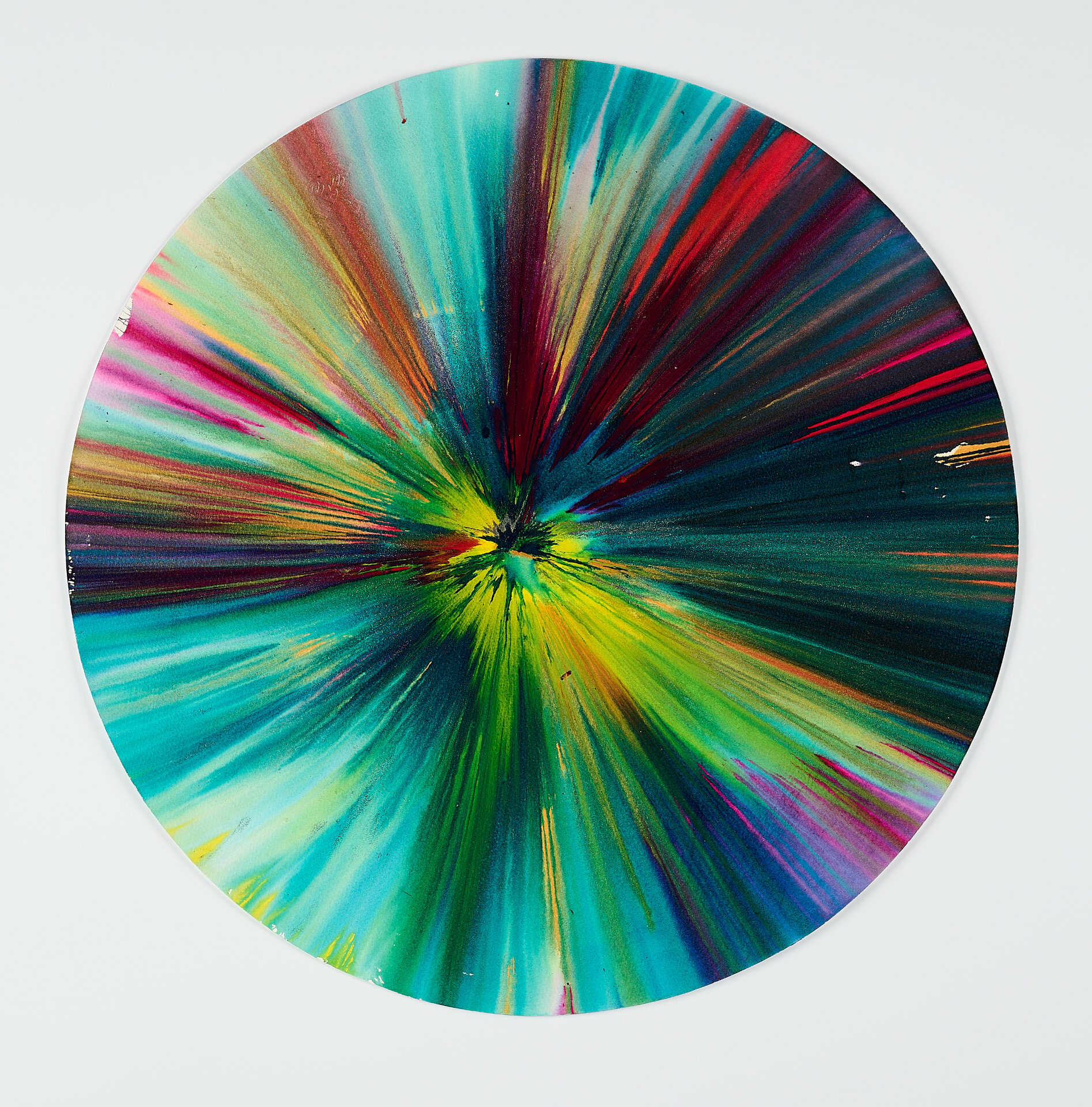 Damien Hirst. Spin Painting