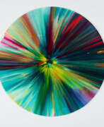 Acrylic. Damien Hirst. Spin Painting