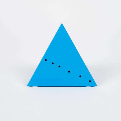 Lucio Fontana. Piramide (Blau) - фото 2