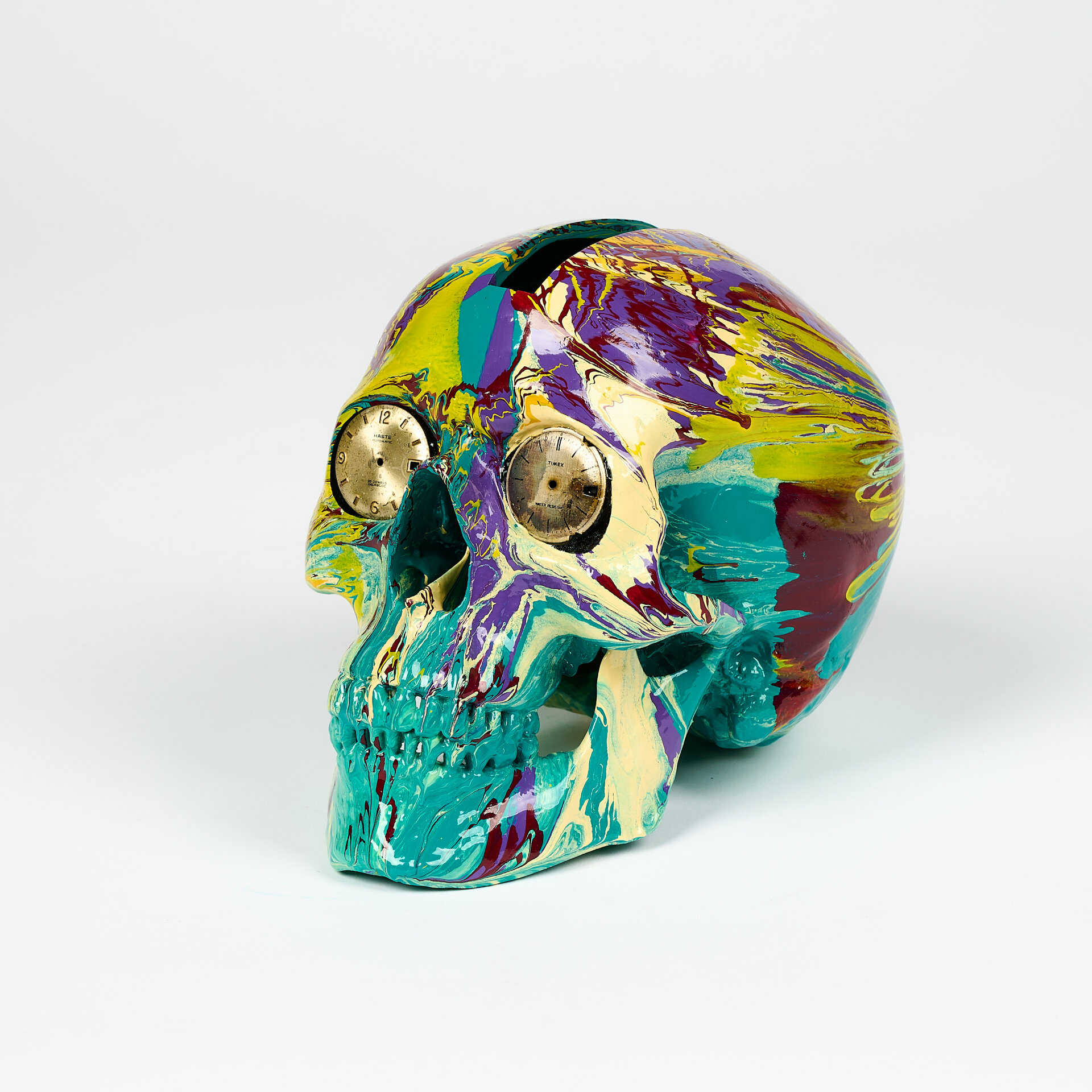 Damien Hirst. The Hours Spin Skull