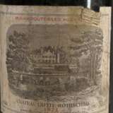 Flasche 1973 Chateau Lafite-Rothschild, Rotwein, Bordeaux, Pauillac, 0,75l, in, Etikett min. beschädigt - photo 2