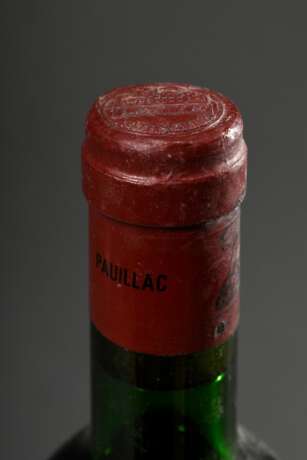 Flasche 1973 Chateau Lafite-Rothschild, Rotwein, Bordeaux, Pauillac, 0,75l, in, Etikett min. beschädigt - photo 3