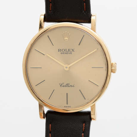 ROLEX Cellini Herrenuhr, Ref. 5112/8, Baujahr ca. 1992. Gelbgold 18K. - Foto 1