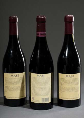 3 Flaschen 2000 Masi Costasera Amarone della Valpolicella Classico, Rotwein, Italien, 0,75l, hs, Etiketten min. beschädigt - Foto 6