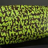 Louis Vuitton "Speedy 30" in "Green Graffiti Monogram Canvas", heller Lederbesatz, innen braunes Baumwollfutter und kleines Einsteckfach, Schloss mit zwei Schlüsseln (Clochette fehlt), Nr. TH 5008, Ed… - photo 3