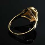 Gelbgold 585 Ring mit Amethyst in martellierter Rautenfassung, 2,7g, Gr. 52 - фото 4