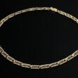 Gelbgold 585 Collier im Mäander Muster, 14,1g, L. 44cm - Jetzt bei der Auktion