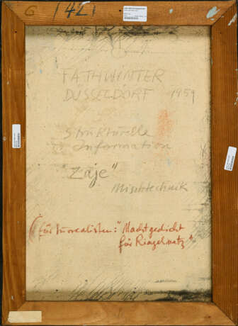 Fathwinter (Fred A. Th. Winter). Strukturelle Information. Zaje - photo 2