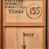 Farreras, Francisco (1927-2021) "Abstrakte Komposition (155)" 1961, Mischtechnik/Holz, verso sign./dat./bez., 73x60cm (m.R. 75x62cm) - photo 2