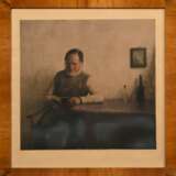 Ilsted, Peter Vilhelm (1861-1933) "Hendrik" 1924, Farb-Mezzotinto, 16/75, u. sign./num., PM 49,5x49,5cm (m.R. 68,5x64cm), leicht fleckig und vergilbt - Foto 2