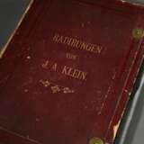 35 Klein, Johann Adam (1792-1875) Radierungen, davon 13 gerahmt, 22 in goldgeprägter Leder-Sammelmappe (Defekte), verschiedene Größen, leichte Altersspuren, z.T. beschnitten - Foto 8