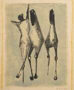 Overview. Marini, Marino (1910-1980) &quot;Jongleur et chevaux&quot; 1952, Farblithographie, 56/65, u. sign./num., im Passepartout montiert, PM 61x45cm, BM 66x49,5cm (m.PP. 78x60cm), lichtrandig