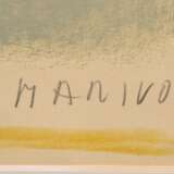 Marini, Marino (1910-1980) "Jongleur et chevaux" 1952, Farblithographie, 56/65, u. sign./num., im Passepartout montiert, PM 61x45cm, BM 66x49,5cm (m.PP. 78x60cm), lichtrandig - фото 2