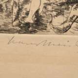 2 Meid, Hans (1883-1957) "Der verlorene Sohn" 1911 und "Don Juan III (Auffindung der Leiche)" 1912, Radierungen, je u. sign./betit./1x dat./1x bez. ("4/5, 2. Zustand"), PM 21x21,4/21,8x21cm,… - фото 7