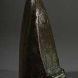 Weidl, Seff (1915-1972) "Abstrakter Kopf", Bronze, patiniert, verso sign., H. 13,3cm - Foto 4