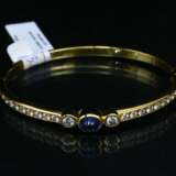 Gold bracelet with diamonds and sapphires Gold Other style 21th century - photo 2