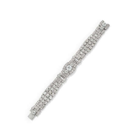 CARTIER ART DECO DIAMOND BRACELET - фото 1