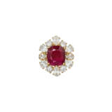 RUBY AND DIAMOND RING - фото 1