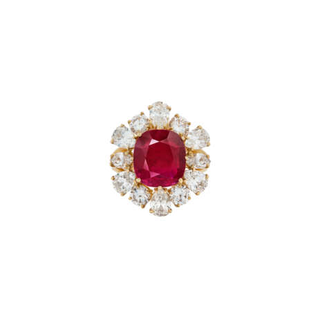 RUBY AND DIAMOND RING - фото 1