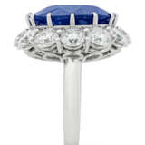 SAPPHIRE AND DIAMOND RING - photo 5