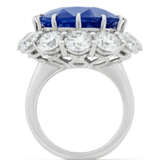 SAPPHIRE AND DIAMOND RING - photo 6