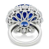 SAPPHIRE AND DIAMOND RING - photo 7