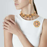 VAN CLEEF & ARPELS SUITE OF CORAL AND AMETHYST `R&#201;SILLE` JEWELLERY - photo 3