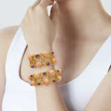 VAN CLEEF & ARPELS SUITE OF CORAL AND AMETHYST `R&#201;SILLE` JEWELLERY - photo 5