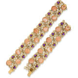 VAN CLEEF & ARPELS SUITE OF CORAL AND AMETHYST `R&#201;SILLE` JEWELLERY - photo 6