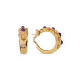 VAN CLEEF & ARPELS SUITE OF CORAL AND AMETHYST `R&#201;SILLE` JEWELLERY - photo 8